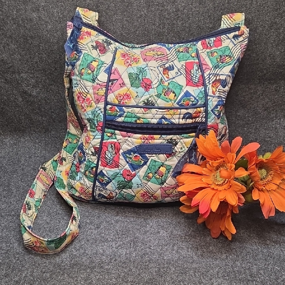 Vera Bradley Colorful Patchwork Shoulder Bag